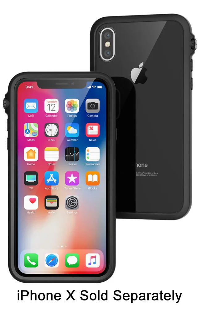 Catalyst Stealth Black Impact Protection Case For iPhone X - CATDRPHXBLK