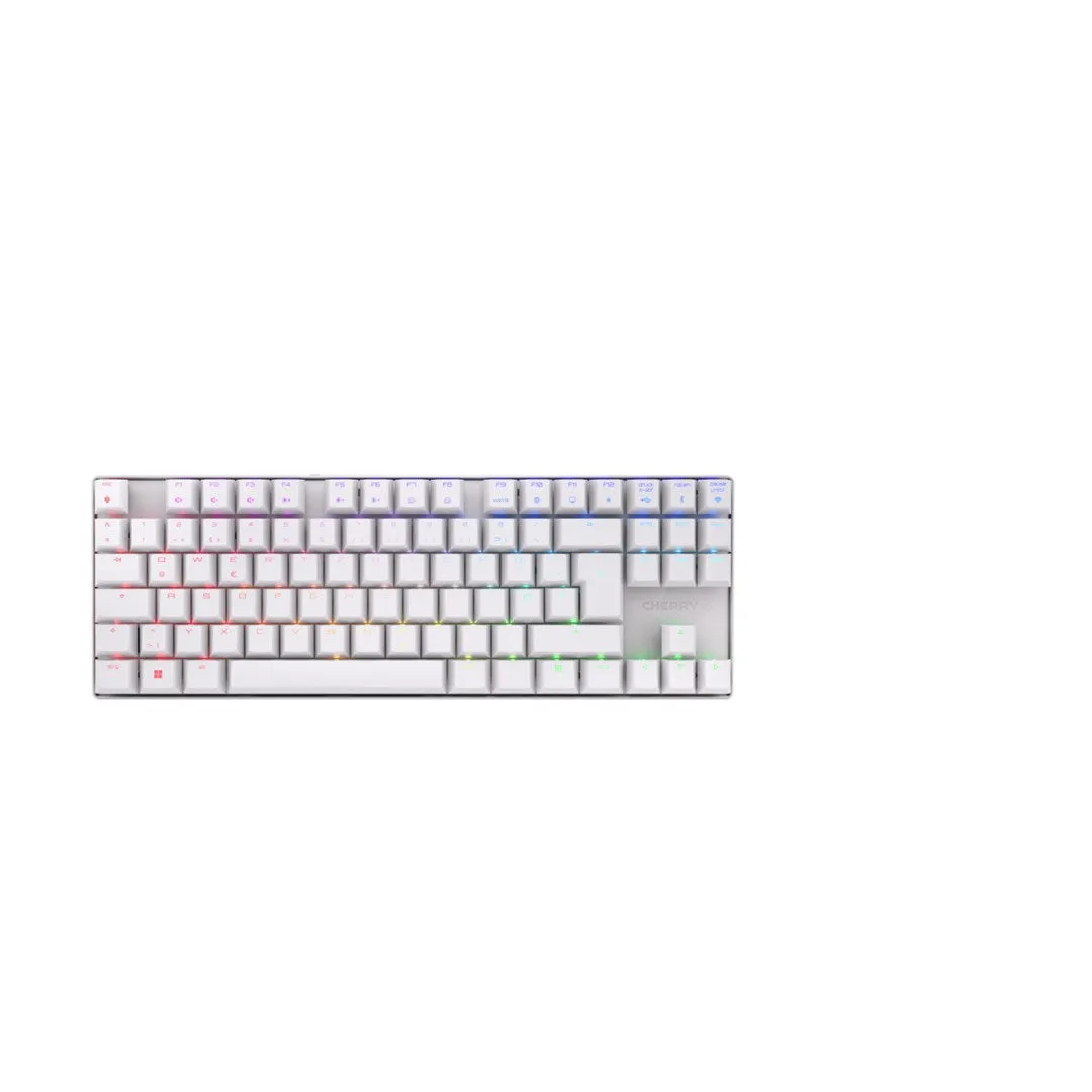 Cherry Mx 8.2 Tkl Wireless Rgb Keyboard Gaming Rf Wireless   Bluetooth Qwertz German White