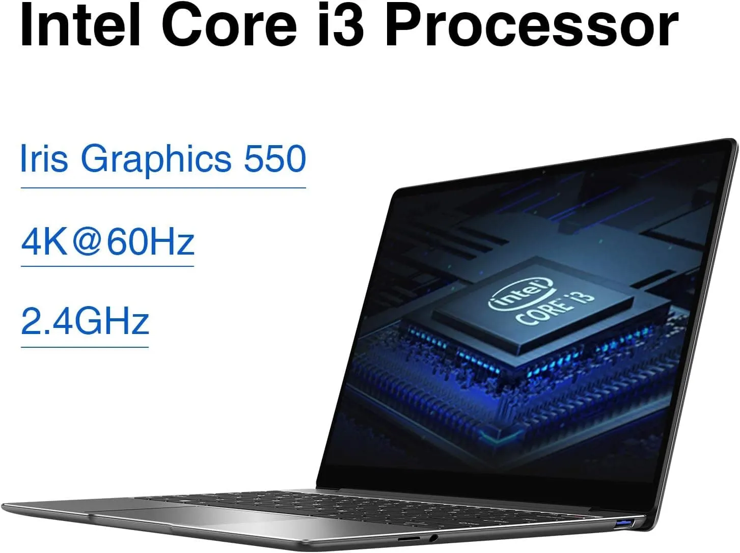 CHUWI Corebook pro(2160x1440) IPS Display Laptop with Intel Core i3-6157U, 13" 8GB RAM 256GB SSD