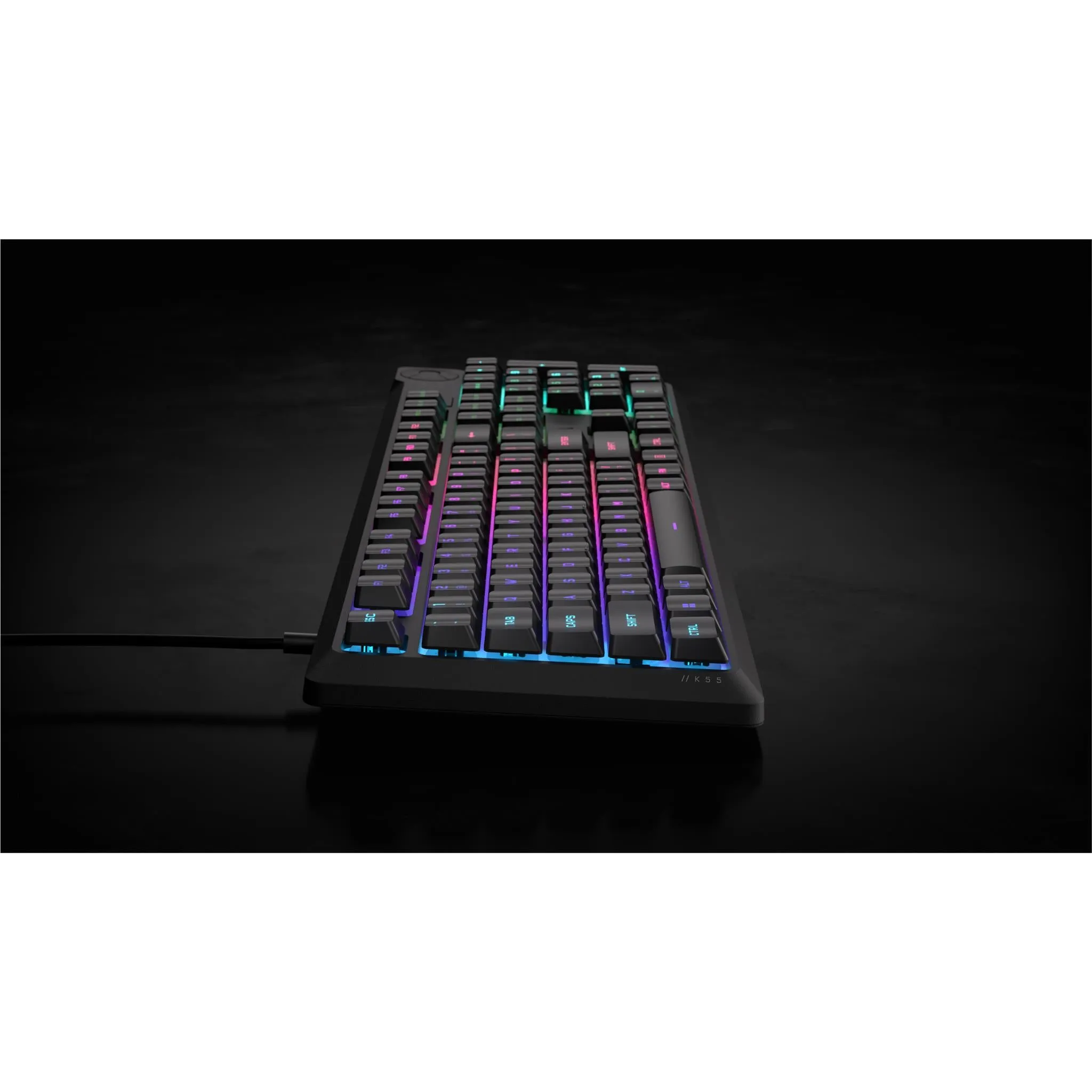 Corsair K55 CORE RGB Gaming Keyboard (Black)