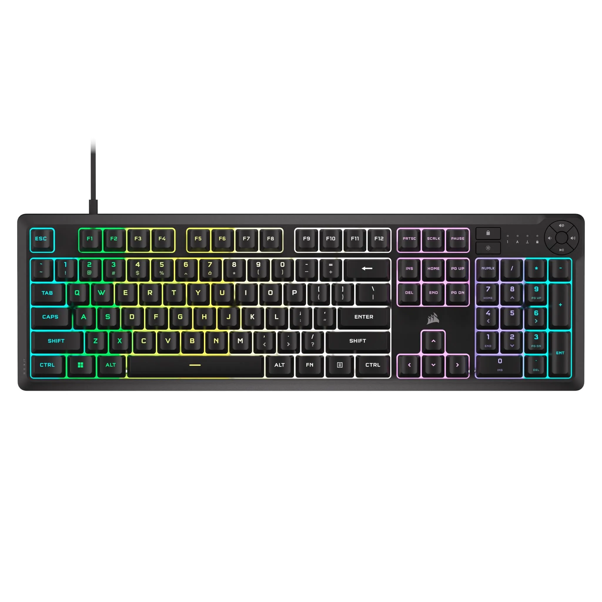 Corsair K55 CORE RGB Gaming Keyboard (Black)