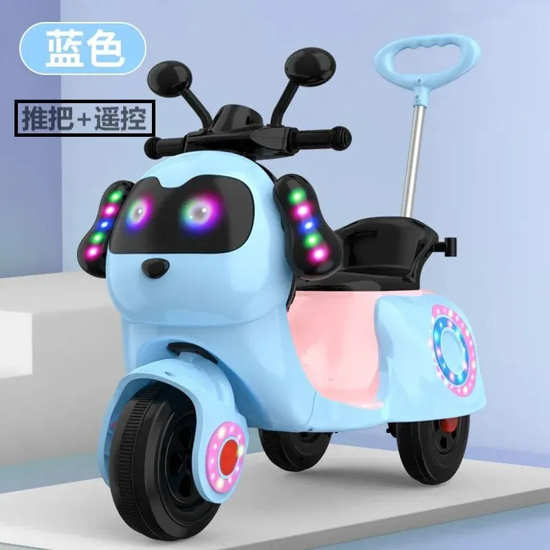 CX Electric Tricycle for Kids - Rechargeable Ride-On Toy Car with Remote Control, Suitable for Boys and Girls