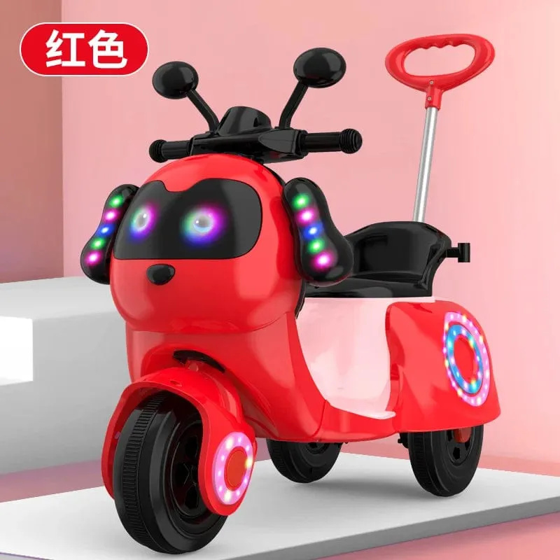 CX Electric Tricycle for Kids - Rechargeable Ride-On Toy Car with Remote Control, Suitable for Boys and Girls