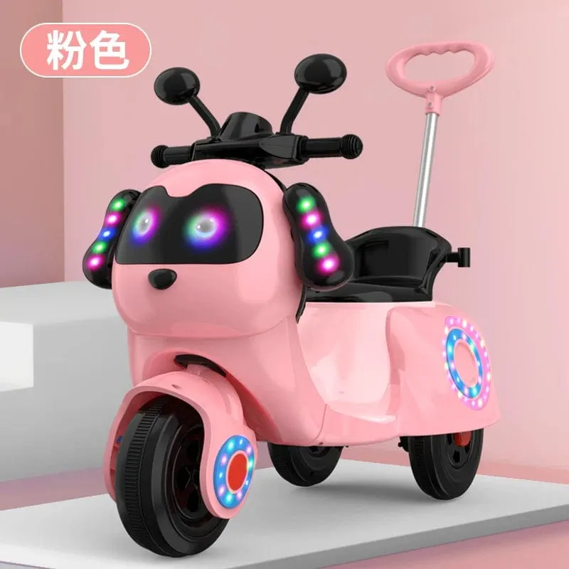 CX Electric Tricycle for Kids - Rechargeable Ride-On Toy Car with Remote Control, Suitable for Boys and Girls