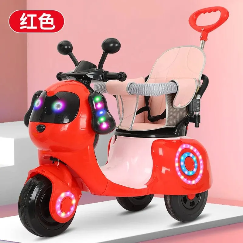 CX Electric Tricycle for Kids - Rechargeable Ride-On Toy Car with Remote Control, Suitable for Boys and Girls