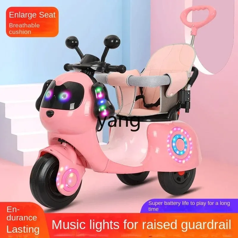 CX Electric Tricycle for Kids - Rechargeable Ride-On Toy Car with Remote Control, Suitable for Boys and Girls