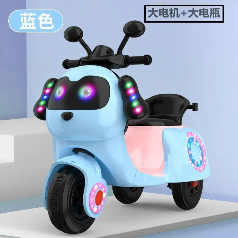 CX Electric Tricycle for Kids - Rechargeable Ride-On Toy Car with Remote Control, Suitable for Boys and Girls