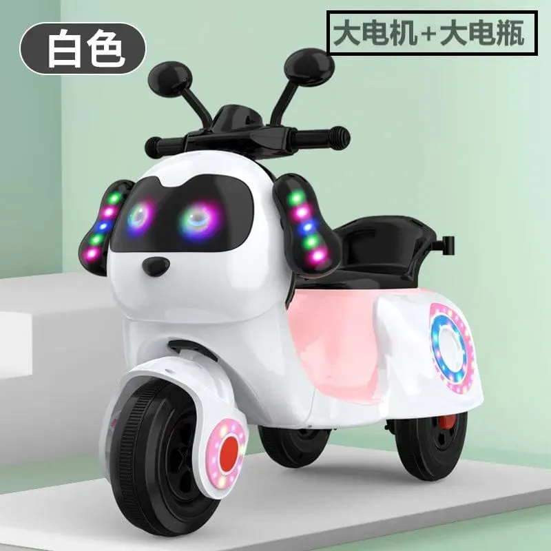 CX Electric Tricycle for Kids - Rechargeable Ride-On Toy Car with Remote Control, Suitable for Boys and Girls