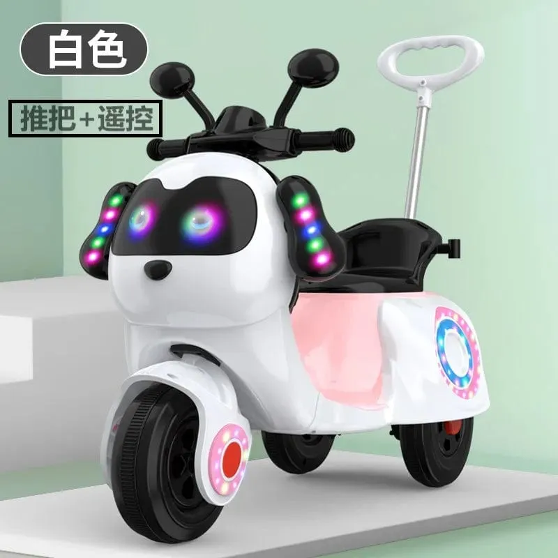 CX Electric Tricycle for Kids - Rechargeable Ride-On Toy Car with Remote Control, Suitable for Boys and Girls