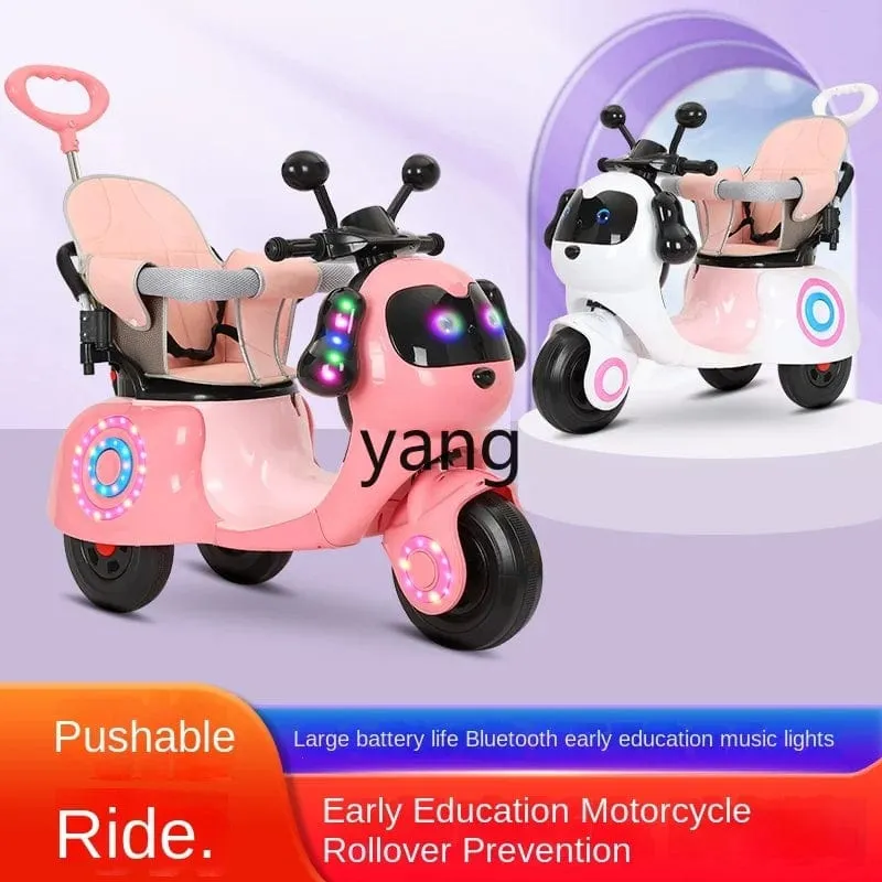 CX Electric Tricycle for Kids - Rechargeable Ride-On Toy Car with Remote Control, Suitable for Boys and Girls