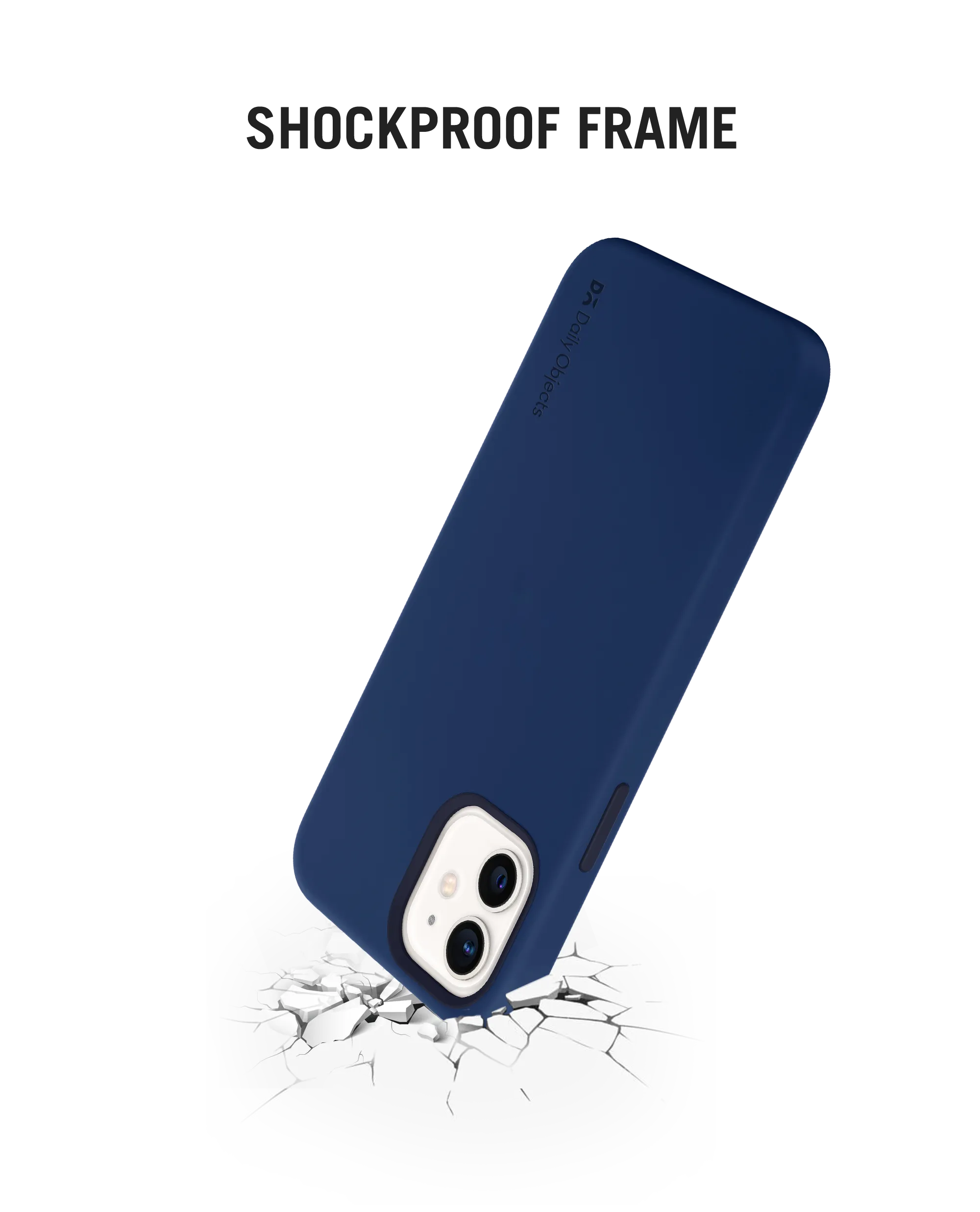 DailyObjects Blue Flekt Silicone Case Cover For iPhone 12 Mini