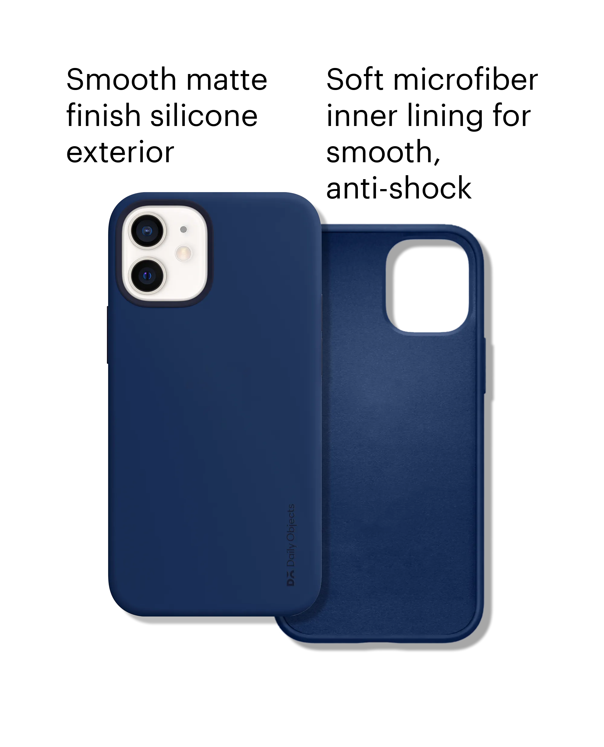 DailyObjects Blue Flekt Silicone Case Cover For iPhone 12 Mini