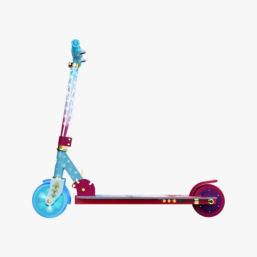 Disney Frozen II Light-Up Folding Electric Scooter