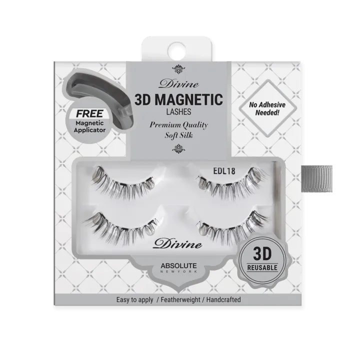 DIVINE 3D MAGNETIC LASHES Magnetic, Mess-Free Lashes (Metis)