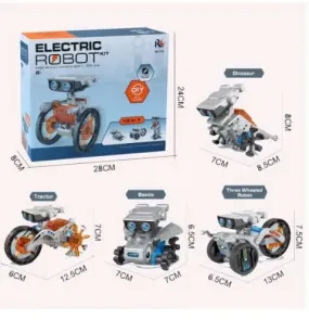 DIY 12 in 1 Electric Battery Robot Kit