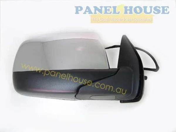 Door Mirror Chrome Electric Pair to suit Mazda BT50 06-11 & Ford Ranger PJ PK 06-11