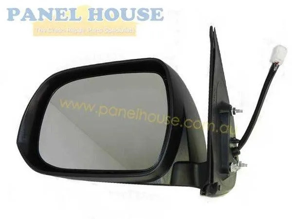 Door Mirror PAIR Chrome Electric With Blinker Fits Toyota Hilux 2011-2014 RH LH