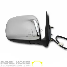 Door Mirror RIGHT Chrome Electric Fits Toyota Hilux 2005 - 06-2010