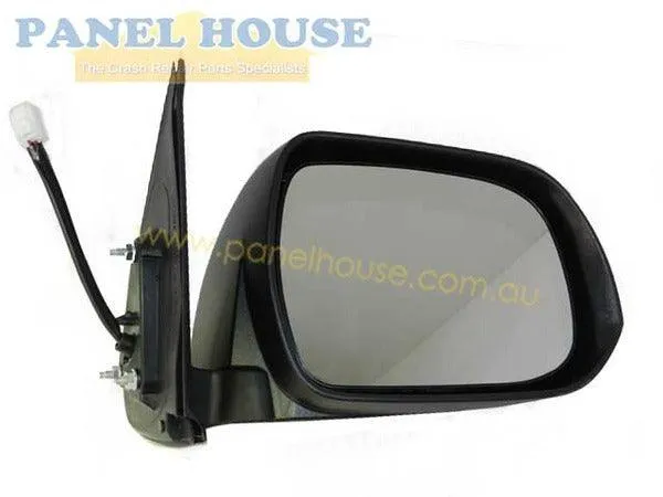 Door Mirror RIGHT Chrome Electric With Blinker Fits Toyota Hilux 2011-2014