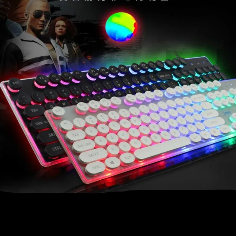 Dragon LED Backlight Gaming USB Wired Keyboard Mouse Set