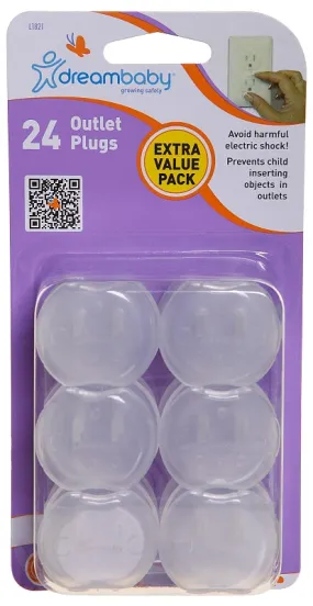 Dreambaby L1821 Outlet Plug, 24/PK :CD24: QUANTITY: 1