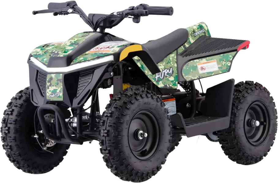 Droyd Fury ATV for Kids Electric 36V 8Ah Lithium Ion 500W Brushless 10 Miles 15 MPH New