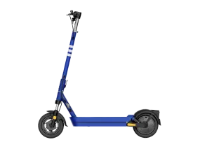 Dual-Suspension Electric Scooter w/ 43.5 Miles Max Operating Range & 24 mph Max Speed - Blue