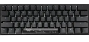 Ducky Mecha Mini Gaming Keyboard, Mx-Blue, Rgb-Led - Black