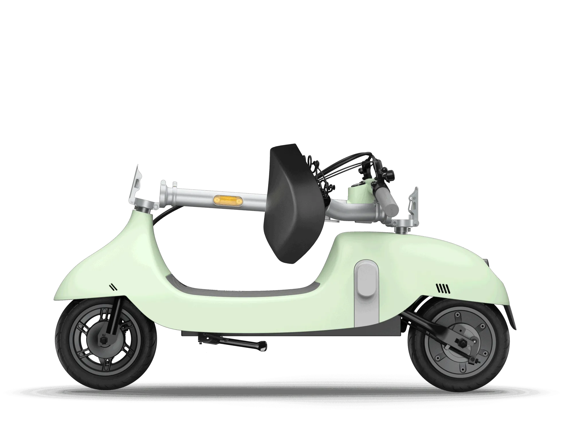 EA10C Ceetle Pro Electric Scooter with Foldable Seat w/35 Miles Operating Range & 15.5mph Max Speed - Green