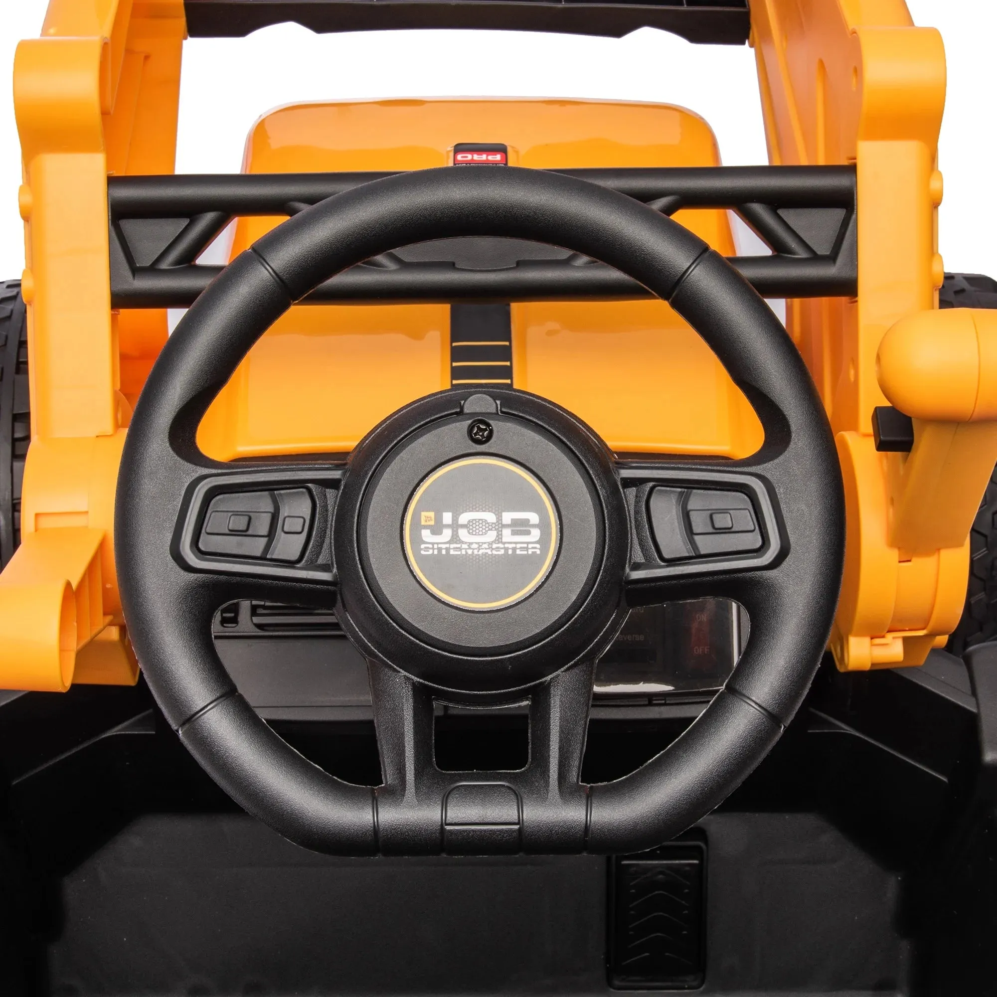 Electric Ride on Excavator for Kids, Licensed JCB 12V Ride-On Construction Toys with Remote