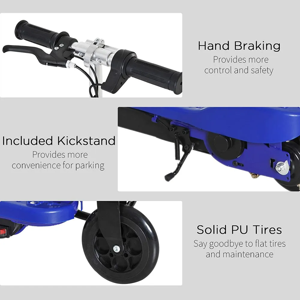 Electric Scooter, Foldable and Adjustable Height for Kids Ages 6 , up to 10mph ＆ 155lbs Max Load, 60 Mins Long Battery Life