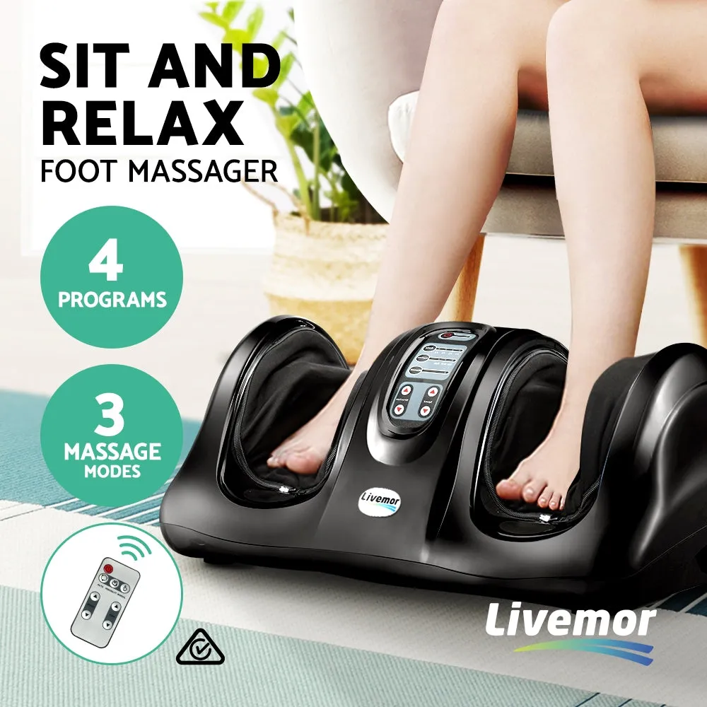 Electric Shiatsu Foot Massager, Remote & Portable – Livemor