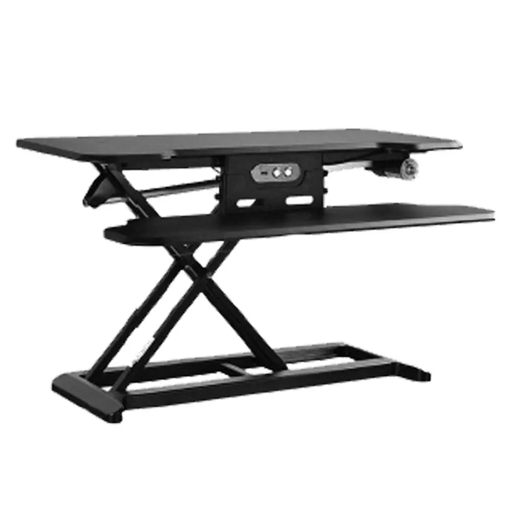 Electric Sit Stand Workstation Standing Desk Converter-Pain free Adjustments (RTEL)