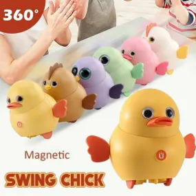 Electric Swing Chick Magnetic Walking Duck Interactive Toy for Kids