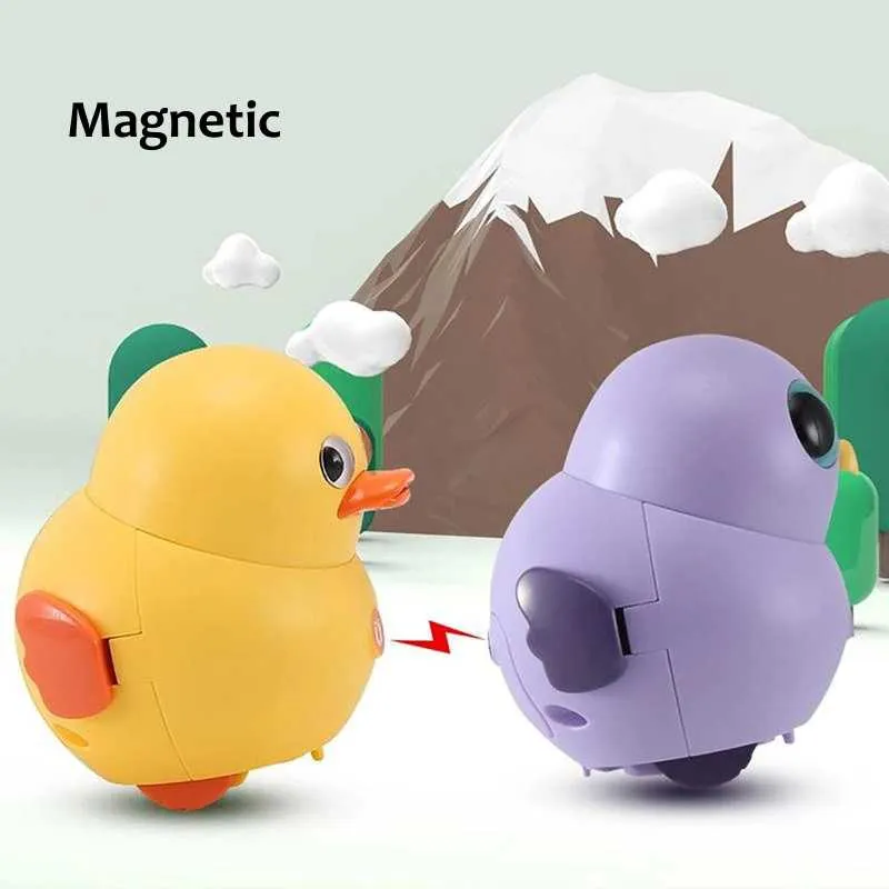 Electric Swing Chick Magnetic Walking Duck Interactive Toy for Kids