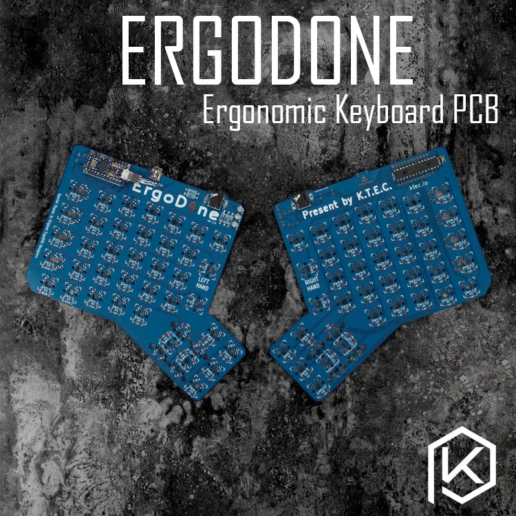 ergodone ergo Custom Mechanical Keyboard TKG-TOOLS PCB programmed Ergonomic Keyboard Kit similar with infinity ergodox