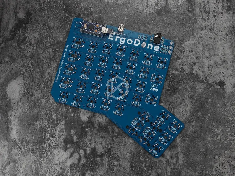 ergodone ergo Custom Mechanical Keyboard TKG-TOOLS PCB programmed Ergonomic Keyboard Kit similar with infinity ergodox