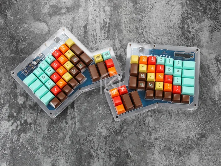 ergodone ergo Custom Mechanical Keyboard TKG-TOOLS PCB programmed Ergonomic Keyboard Kit similar with infinity ergodox