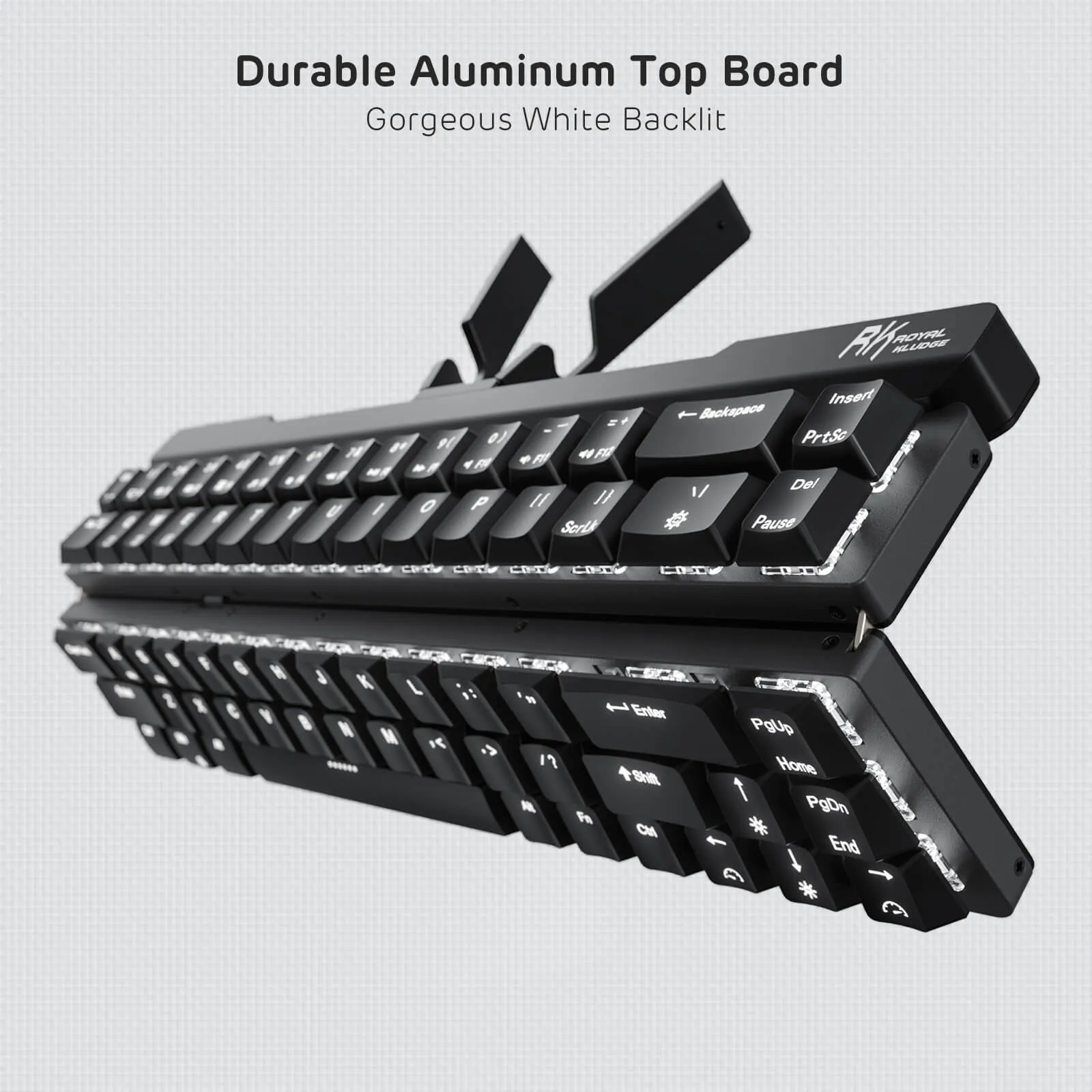 F68 60% Foldable Low Profile Mechanical Keyboard