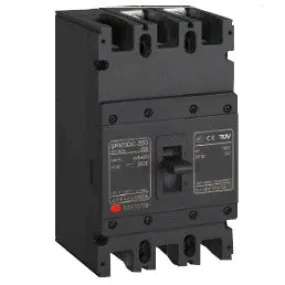 FGM6DC-3PLC-400 315A, 3 Pole DC Moulded Case Circuit Breaker (MCCB) Fixed Type 25kA 315 Amp, 1500VDC, 3 POLE CONNECTING TYPE