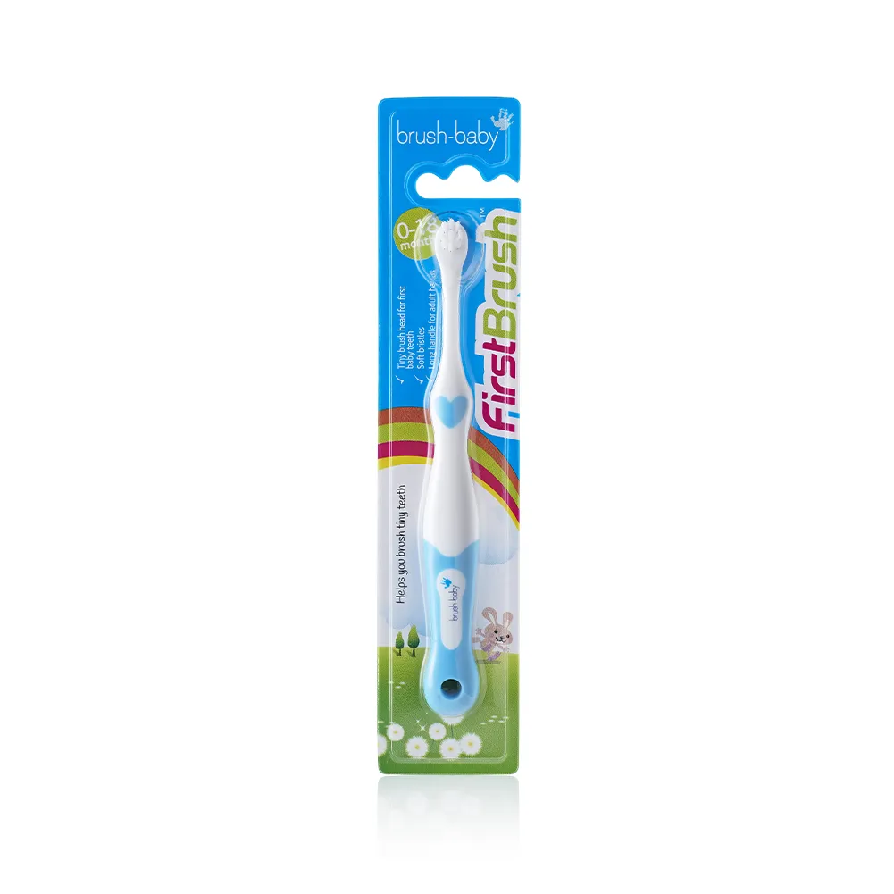 FirstBrush™ Blue First Baby Toothbrush (0-18 months)