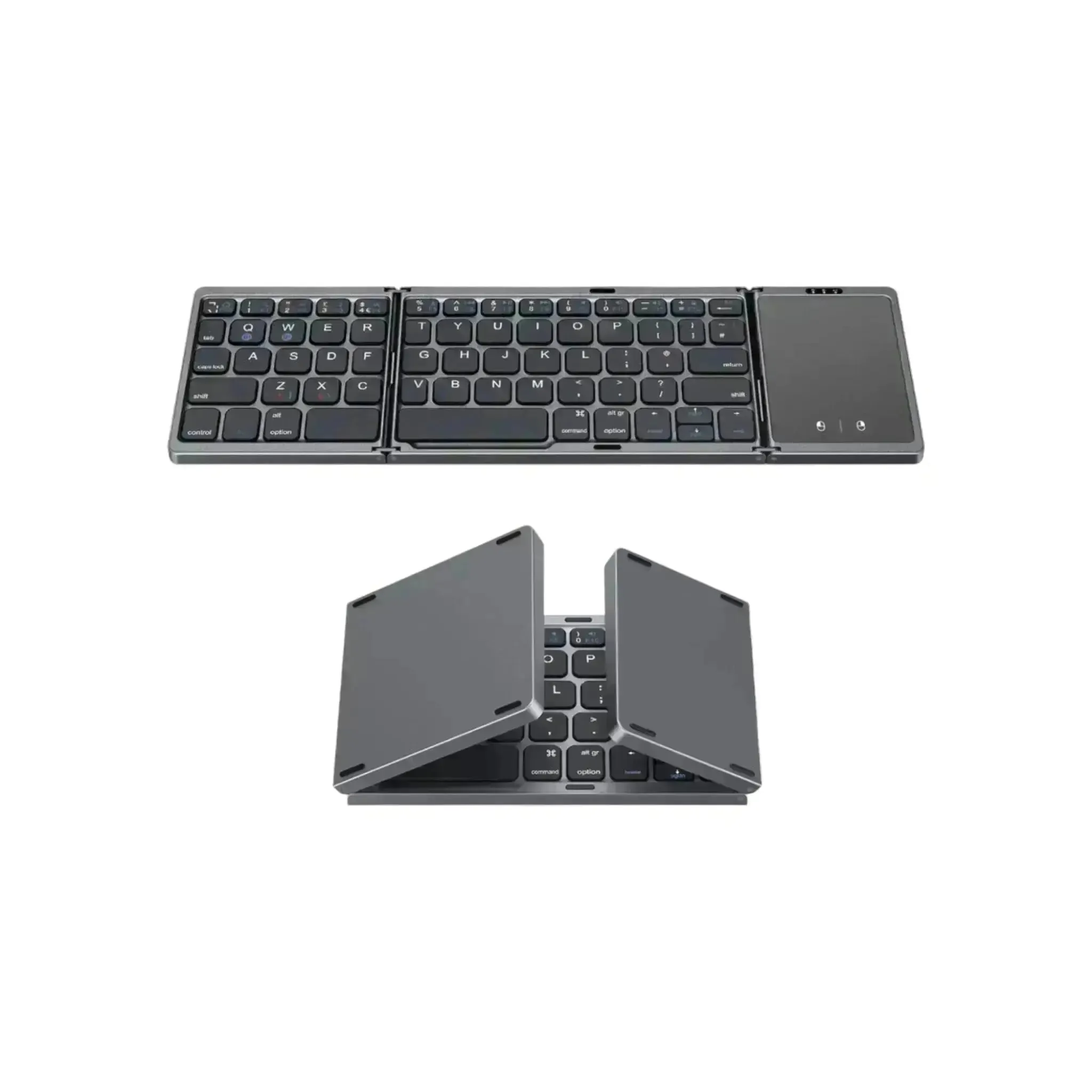 Foldable Bluetooth Keyboard – Touchpad & USB-C Compatibility