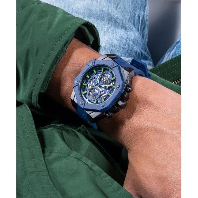 Gents Formula Stainless Steel Blue Watch GW0579G3