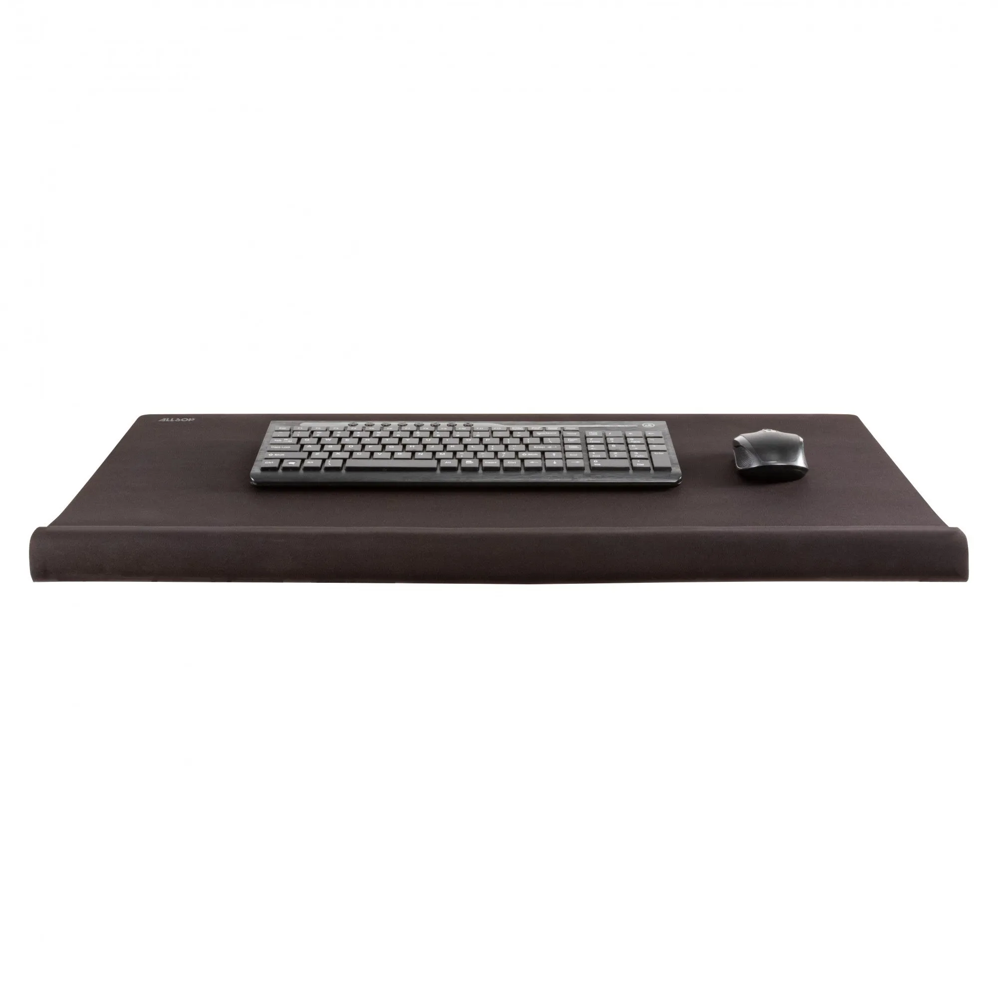 Giant Mousepad / Deskpad with Cushioned Wrist Rest Edge and Mousing Surface