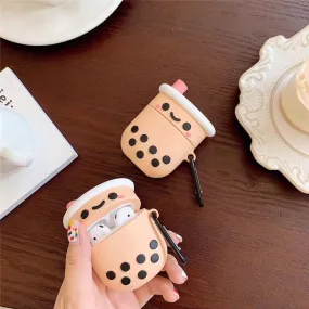 Happy Boba Milk Tea Airpods Case SD01563