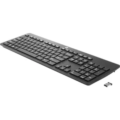 HP Wireless (Link-5) Keyboard, RF Wireless, USB, Black - T6U20UT#ABA