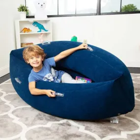 Hugging Inflatable Peapod Sensory Hug Canoe 1.2mtr/Blue By Bouncyband