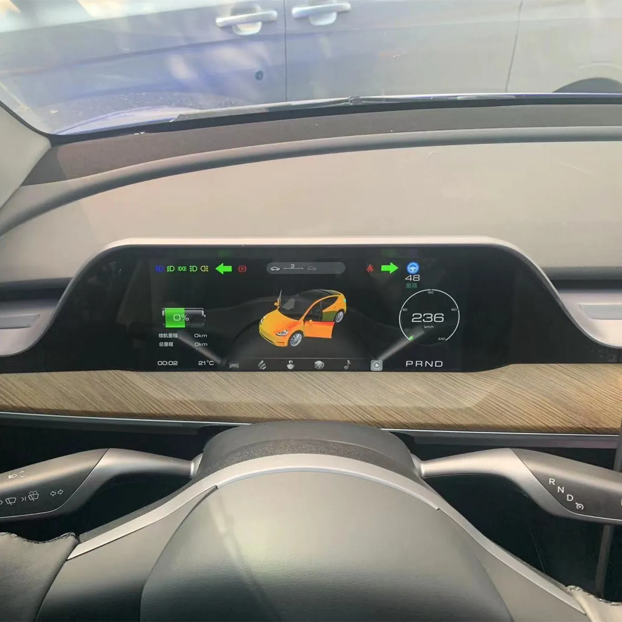 Integrated Dashboard Display for Tesla Model 3/Y 2021-2022 (Only For Left-hand drive)