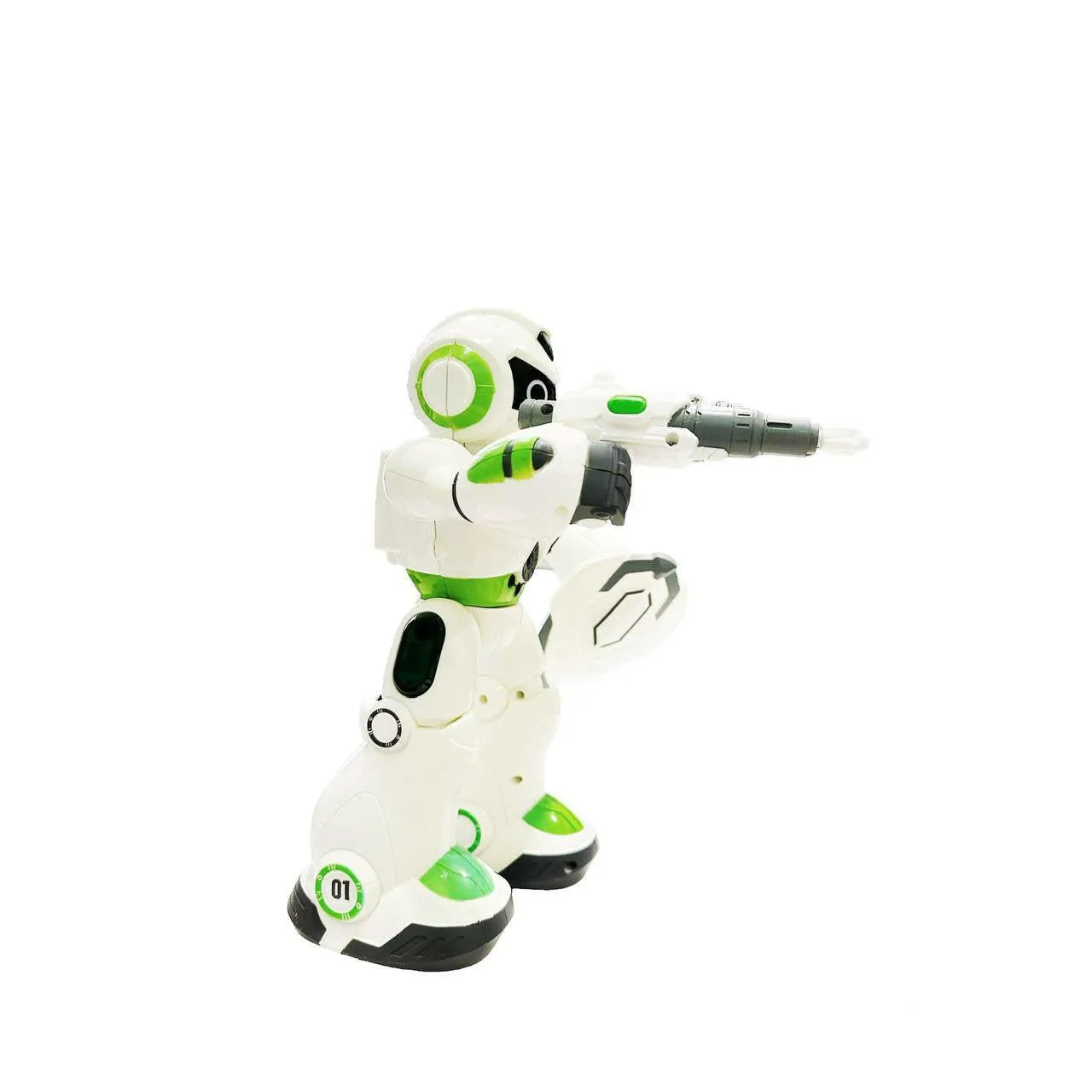 Interactive Space Smart Robot With Gesture Sensing Shield and Space Guns And Remote Control Different Sounds