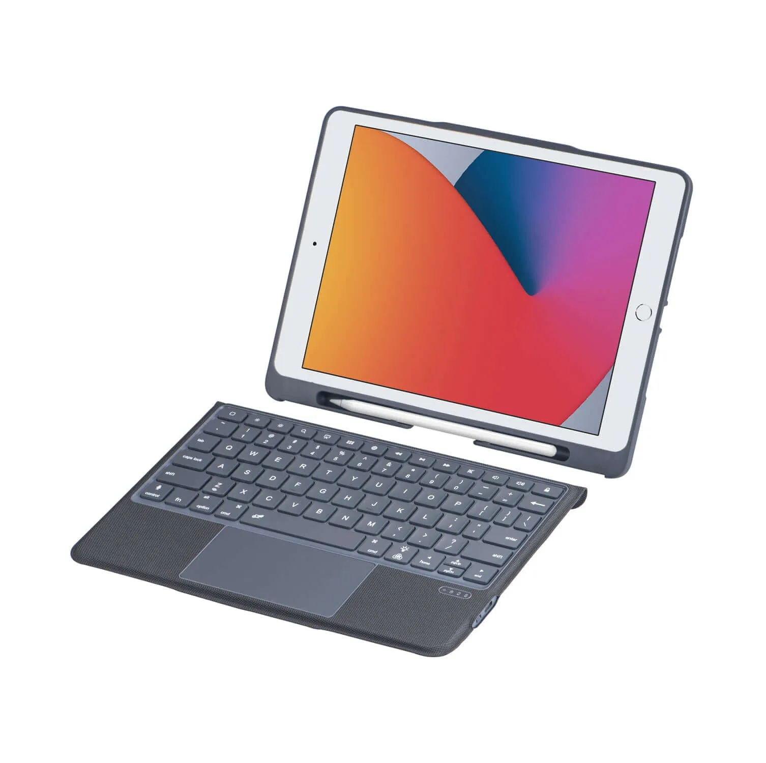 iPad 10.2"/10.5" Backlit Trackpad Bluetooth Keyboard Removable Case